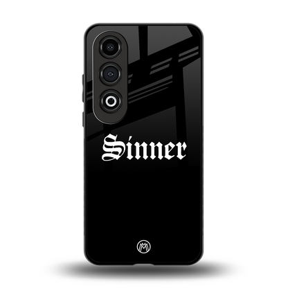 sinner back phone cover | glass case for oneplus nord ce 4