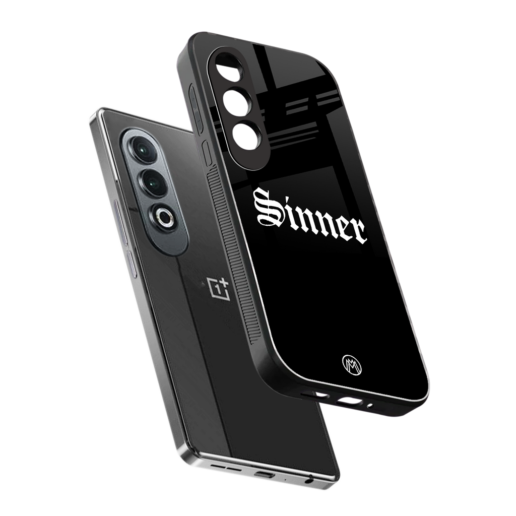sinner back phone cover | glass case for oneplus nord ce 4