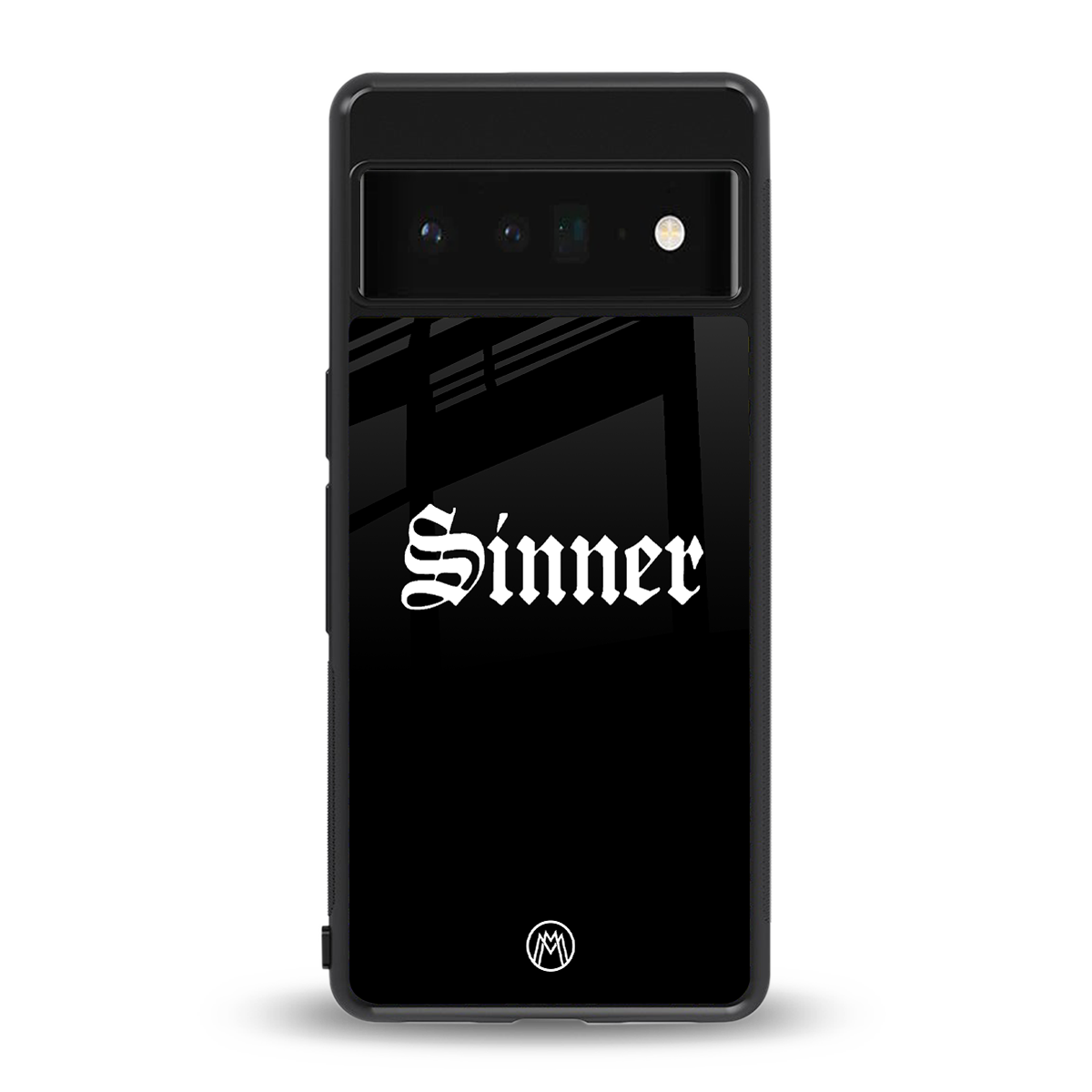 sinner back phone cover | glass case for google pixel 6 pro