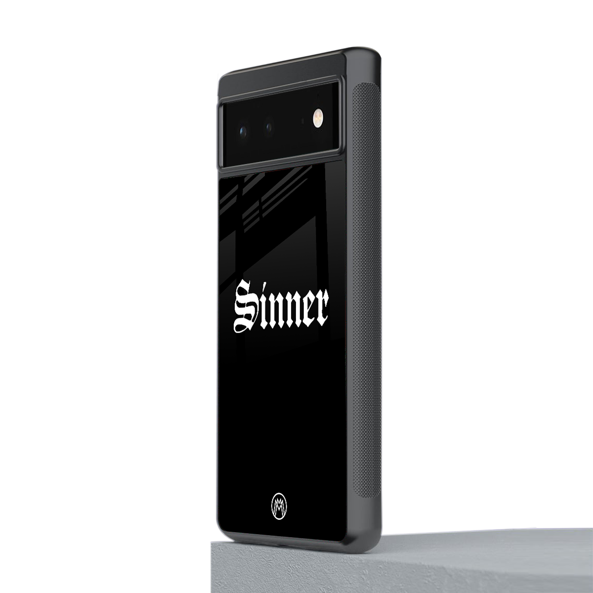 sinner back phone cover | glass case for Google Pixel 6A