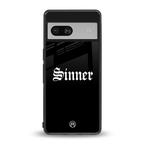 sinner back phone cover | glass case for Google Pixel 7