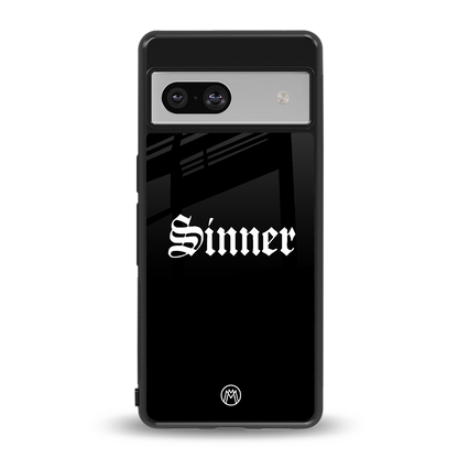 sinner back phone cover | glass case for Google Pixel 7A