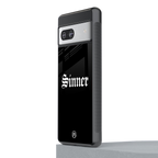 sinner back phone cover | glass case for Google Pixel 7