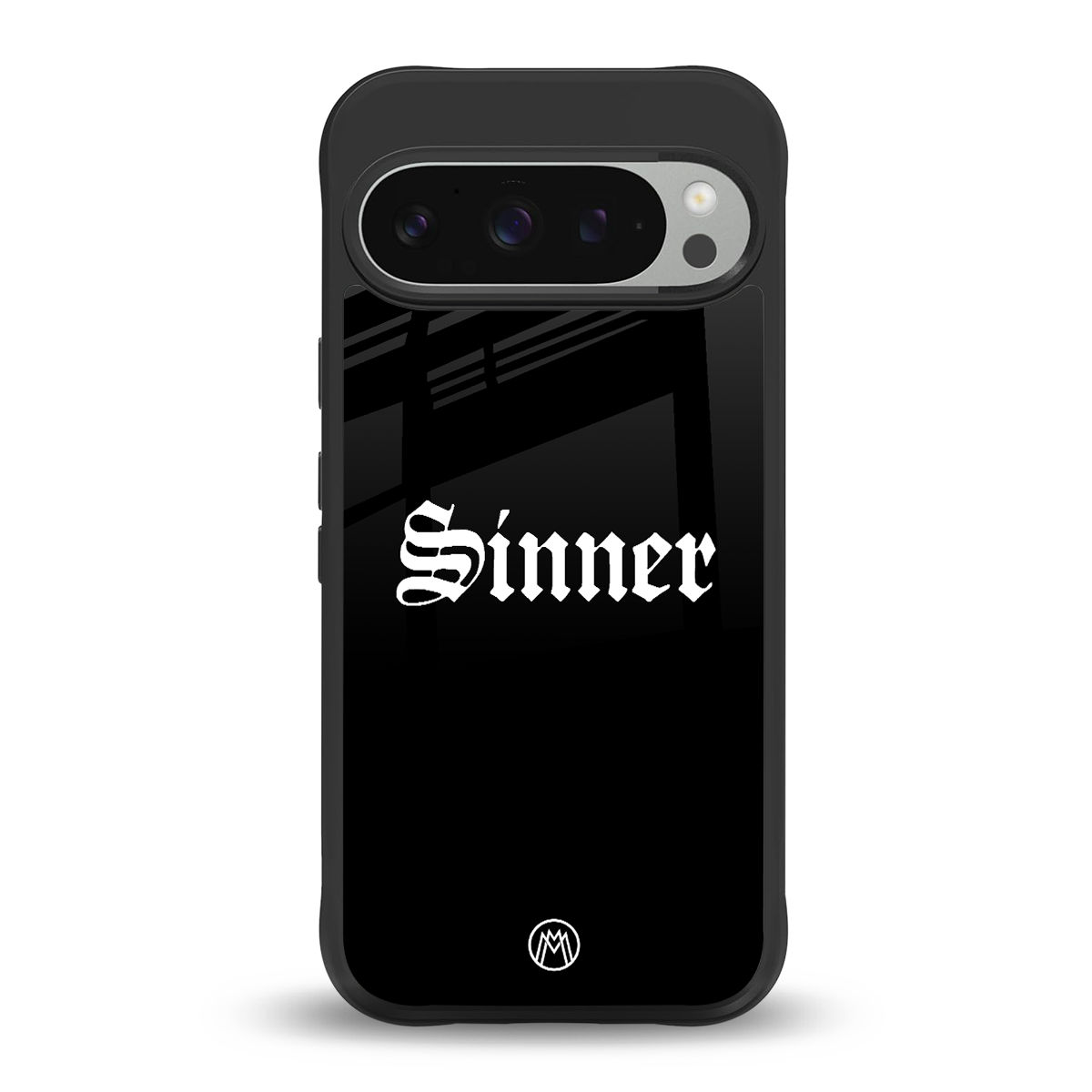 sinner back phone cover | glass case for google pixel 9 pro