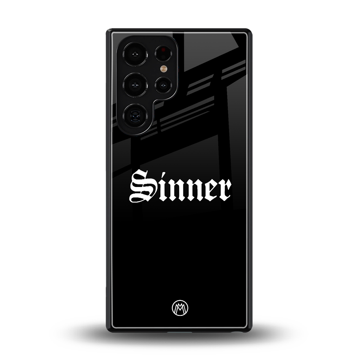 sinner back phone cover | glass case for samsung galaxy s25 ultra