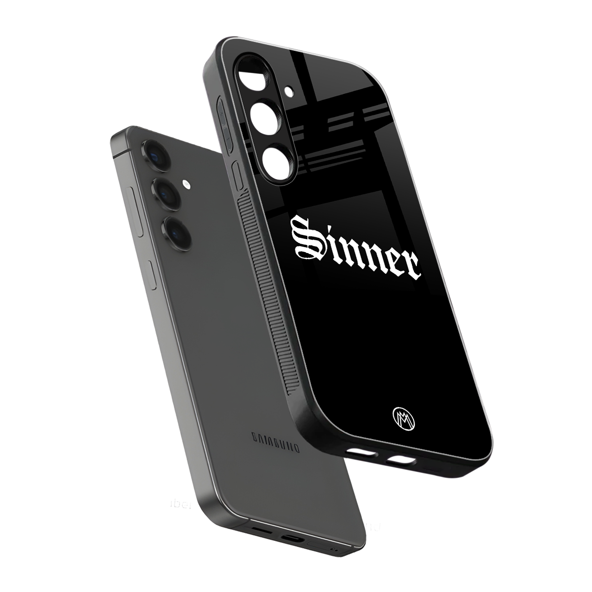 sinner back phone cover | glass case for samsung galaxy s24