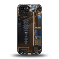 skeleton inside back phone cover | glass case for iphone 13 mini