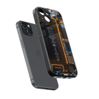 skeleton inside back phone cover | glass case for iphone 13 mini