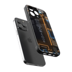 skeleton inside back phone cover | glass case for iphone 13 pro max