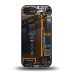 skeleton inside back phone cover | glass case for iphone 16e