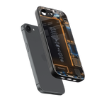 skeleton inside back phone cover | glass case for iphone 16e