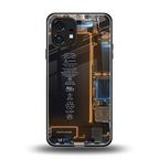 skeleton inside back phone cover | glass case for nothing phone 1