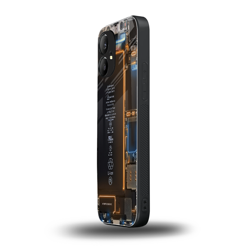 skeleton inside back phone cover | glass case for nothing phone 1
