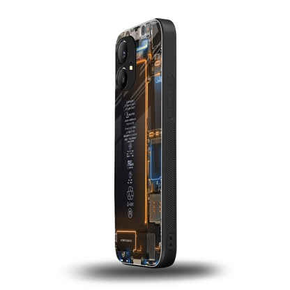 skeleton inside back phone cover | glass case for nothing phone 1