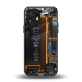 skeleton inside back phone cover | glass case for nothing phone 2