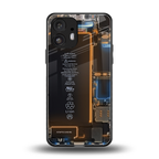 skeleton inside back phone cover | glass case for nothing phone 2