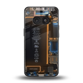 skeleton inside back phone cover | glass case for nothing phone 2a