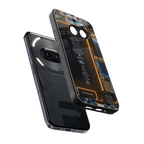 skeleton inside back phone cover | glass case for nothing phone 2a