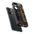 skeleton inside back phone cover | glass case for oneplus nord 3
