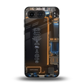 skeleton inside back phone cover | glass case for oneplus nord 4
