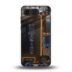 skeleton inside back phone cover | glass case for oneplus nord 4