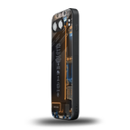 skeleton inside back phone cover | glass case for oneplus nord 4