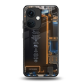 skeleton inside back phone cover | glass case for oneplus nord ce 3