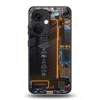 skeleton inside back phone cover | glass case for oneplus nord ce 3