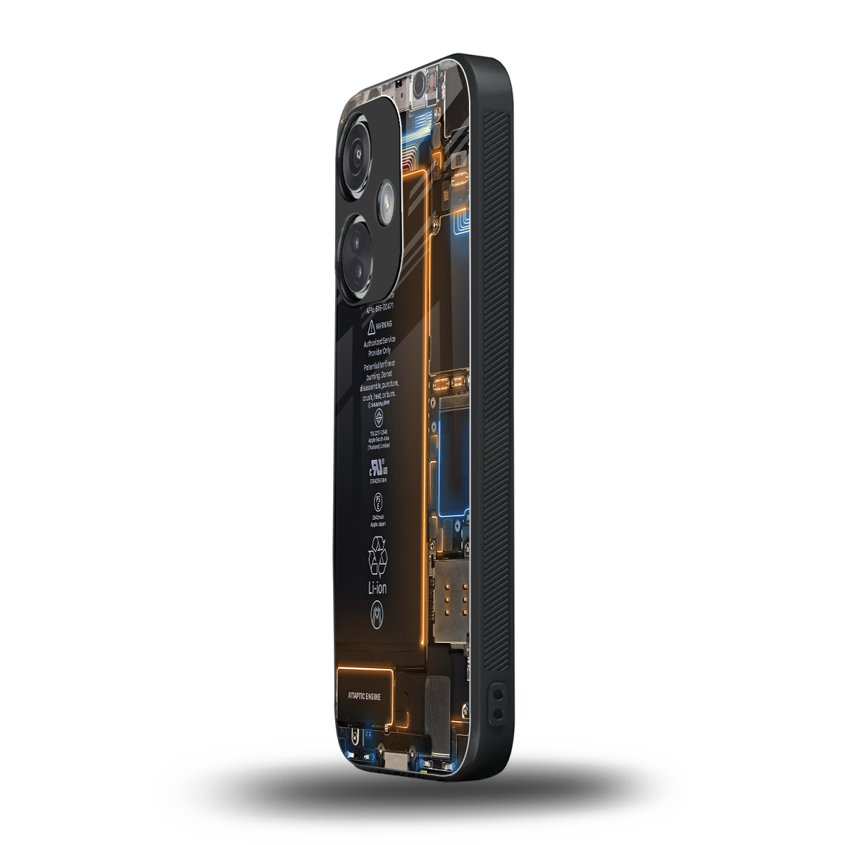 skeleton inside back phone cover | glass case for oneplus nord ce 3