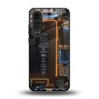 skeleton inside back phone cover | glass case for oneplus nord ce 4 lite