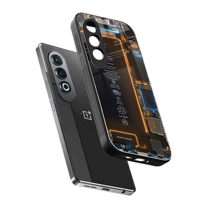 skeleton inside back phone cover | glass case for oneplus nord ce 4