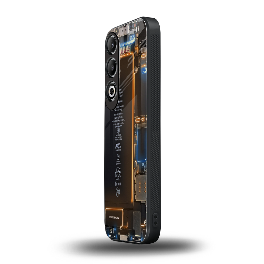 skeleton inside back phone cover | glass case for oneplus nord ce 4