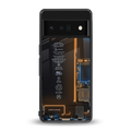 skeleton inside back phone cover | glass case for google pixel 6 pro