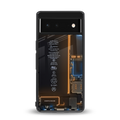 skeleton inside back phone cover | glass case for google pixel 6