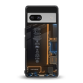 skeleton inside back phone cover | glass case for Google Pixel 7