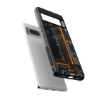 skeleton inside back phone cover | glass case for Google Pixel 7