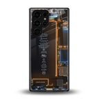 skeleton inside back phone cover | glass case for samsung galaxy s25 ultra