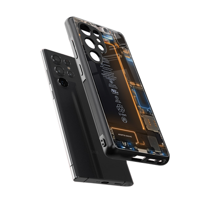 skeleton inside back phone cover | glass case for samsung galaxy s25 ultra