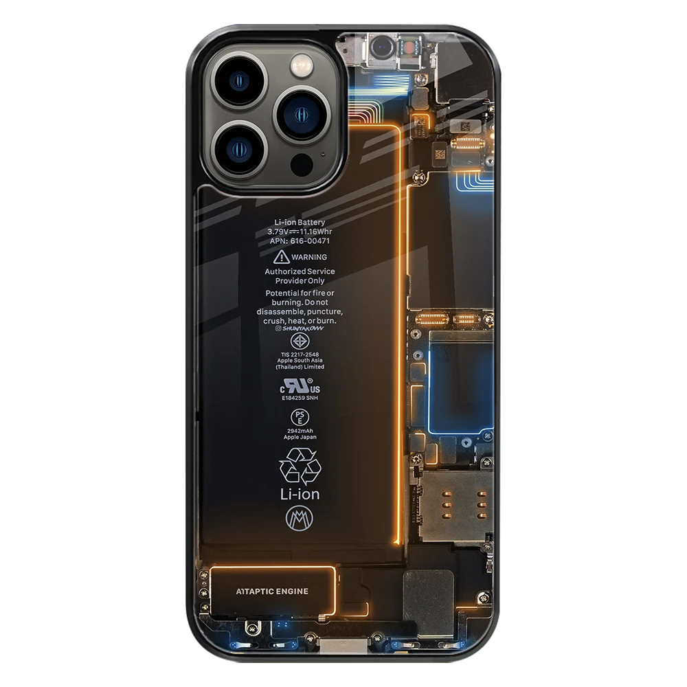 Premium Glass Back Mobile Phone Cover for iPhone, Samsung, OnePlus, Google Pixel, Redmi, Oppo, Vivo & Realme