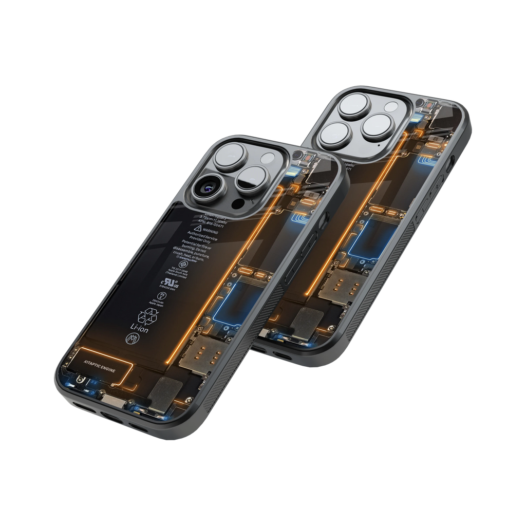 Protective Glass Back Phone Case Compatible with iPhone, Samsung, OnePlus, Pixel & More