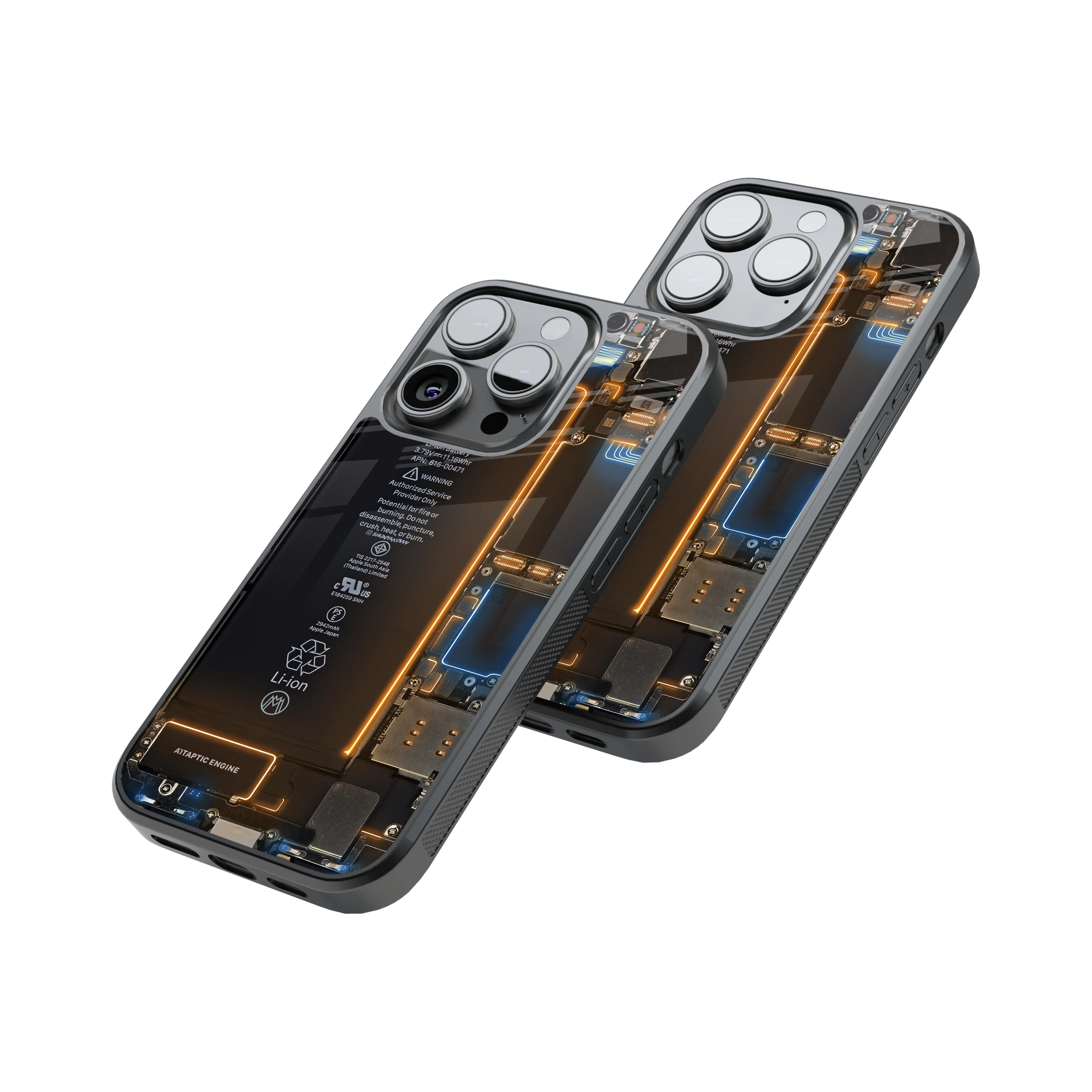 Protective Glass Back Phone Case Compatible with iPhone, Samsung, OnePlus, Pixel & More