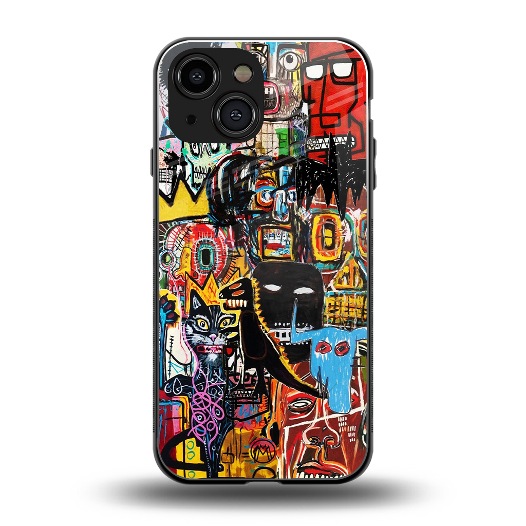 sketch book back phone cover | glass case for iphone 13 mini