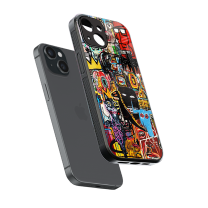 sketch book back phone cover | glass case for iphone 13 mini