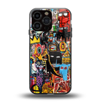 sketch book back phone cover | glass case for iphone 15 pro max