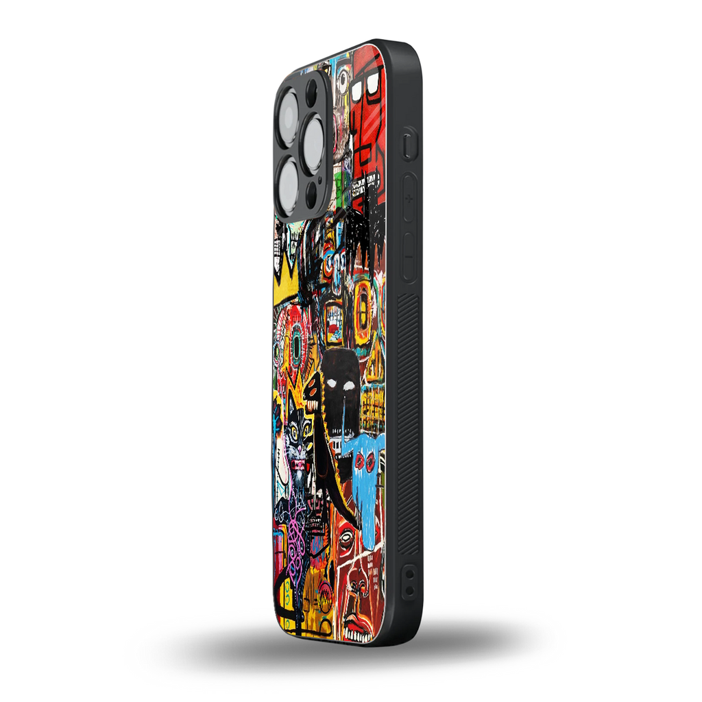 sketch book back phone cover | glass case for iphone 15 pro max