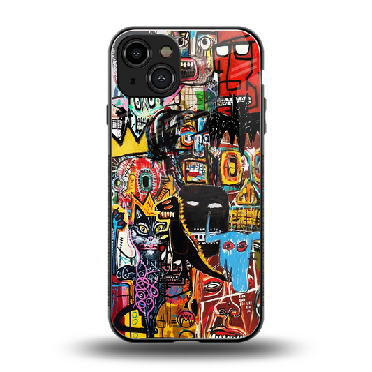 sketch book back phone cover | glass case for iphone 15