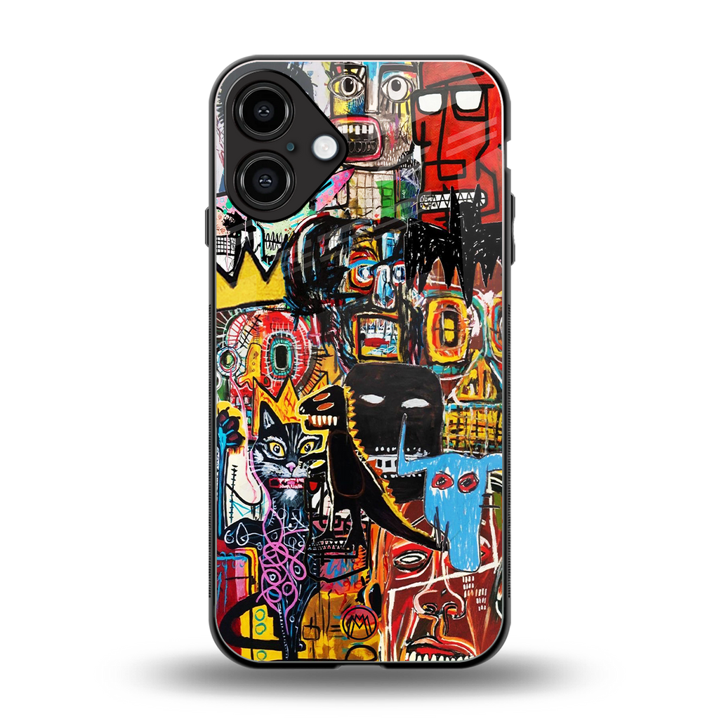 sketch book back phone cover | glass case for iphone 16 plus