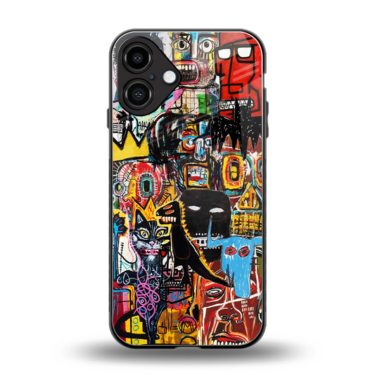 sketch book back phone cover | glass case for iphone 16 plus