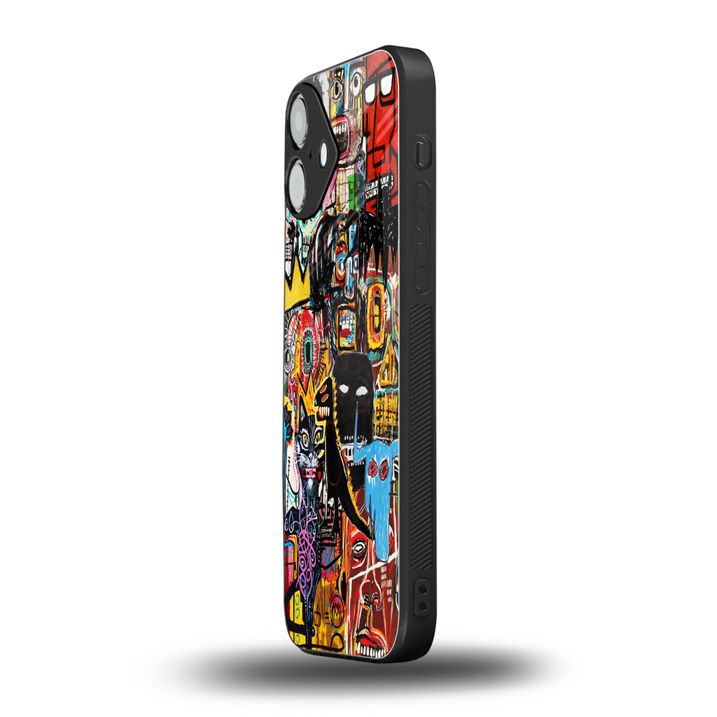 sketch book back phone cover | glass case for iphone 16 plus