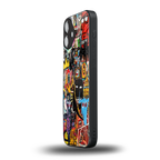 sketch book back phone cover | glass case for iphone 16 plus